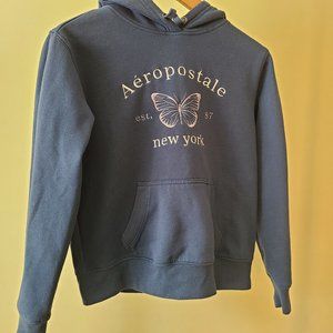 Aeropostale blue butterfly hoodie